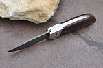 Выкидной нож &amp;quot;Рысь&amp;quot;: сталь - Bohler S390; рукоять - венге