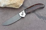 Выкидной нож &amp;quot;Рысь&amp;quot;: сталь - Bohler S390; рукоять - венге