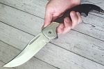 Складной нож &amp;quot;Носорог&amp;quot;: сталь - Bohler М390; рукоять - G10