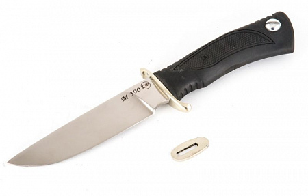 Нож "Енот" разборный: сталь - Bohler М390; рукоять - резина