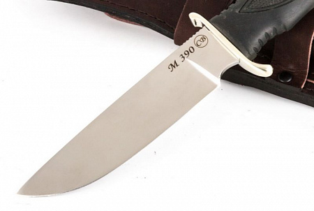 Нож "Енот" разборный: сталь - Bohler М390; рукоять - резина